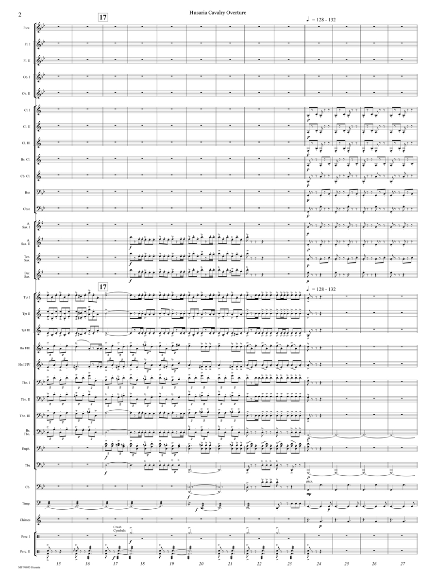 Husaria Cavalry Overture Score Page 2