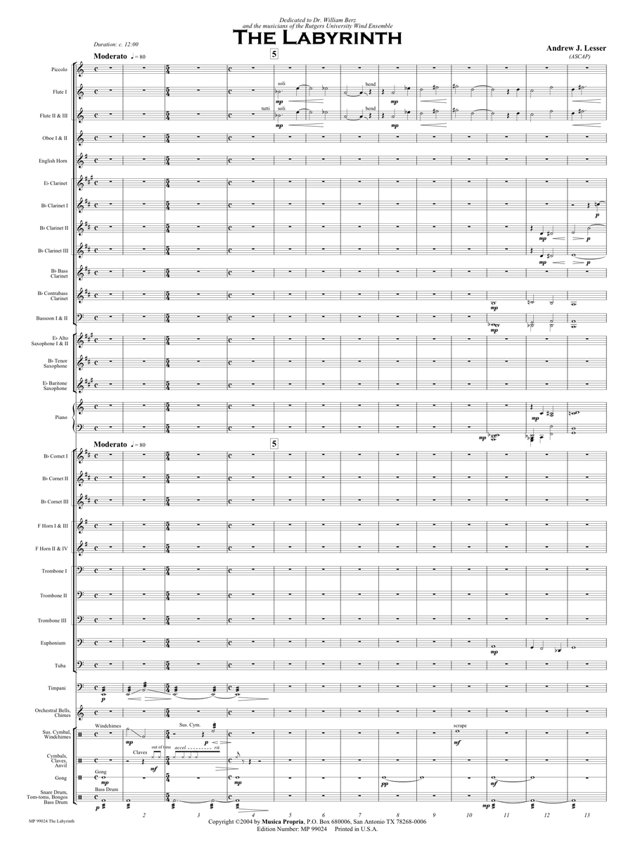 The Labyrinth Score Page 1