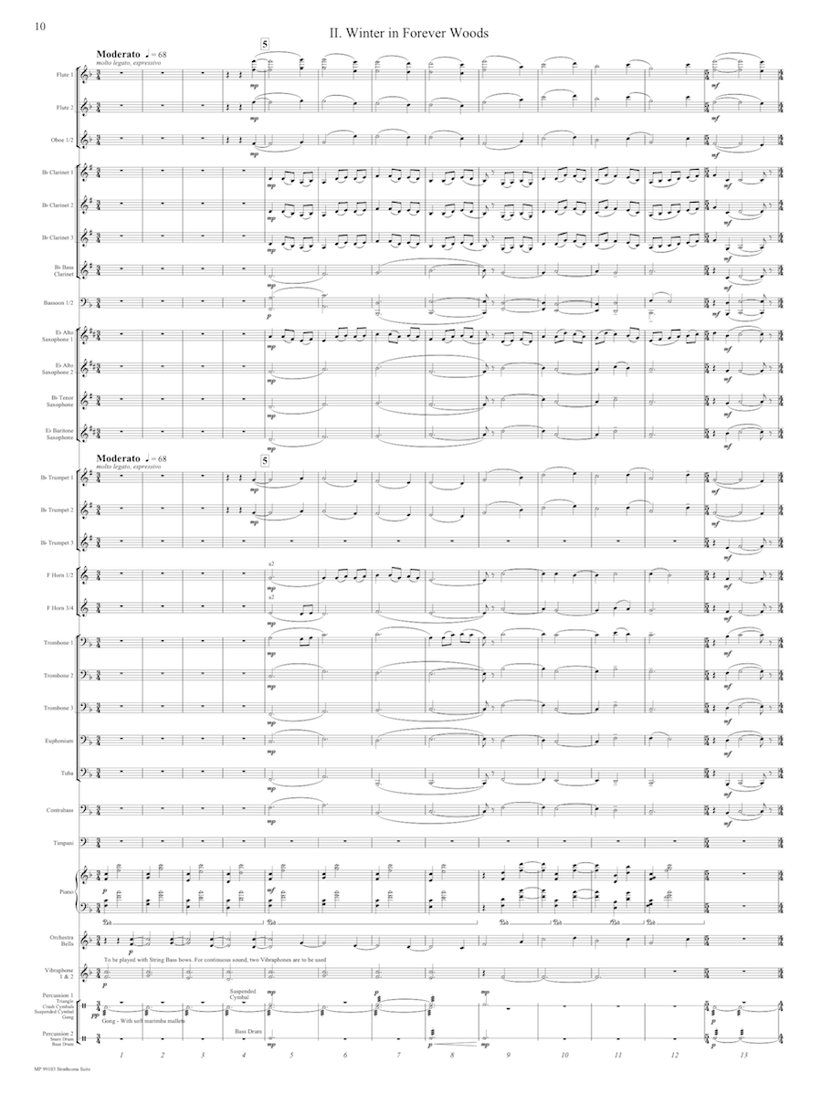 Strathcona Suite Mvt 2 Score Page 1