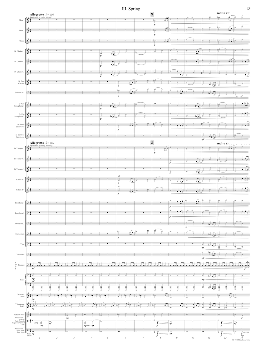 Strathcona Suite Mvt 3 Score Page 1